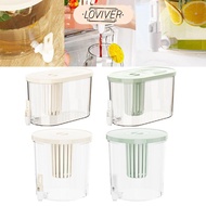LOVIVER Iced Beverage Dispenser for Fridge Cold Water Jug for Iced Beverage Iced Tea