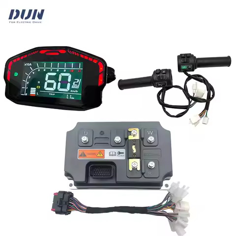DUNELEC/VOTOL EM260S BOOST 500A 7KW FOC Controller with DKD CAN-BUS Display Throttle For Electric DC