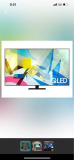Samsung 75Q80T qled tv full led backlight  5年保養