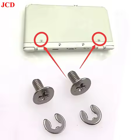 For 2DS 3DS LL XL New 3DS 3DSLL 3DSXL Battery Back Cover Screw Shell Screws Mount Repair Secure