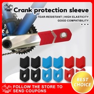 4PCS MTB Road Bike Crank Arm Cover Protector Silicone Crank Arm Sleeve Crankset Dust Proof Cover