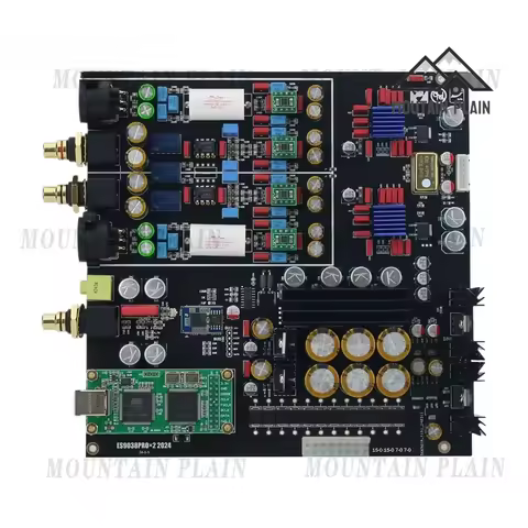 Bluetooth 5.0 Lossless Fiber Coaxial Decoder Dual Core ES9038PRO Decoder DAC Board