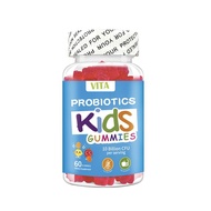 ส่วนลดสุดคุ้มVITA Kids Probiotic Gummies 10 Billion CFU Strawberry flavor ไวตามิน โพไบโอติก กัมมี่