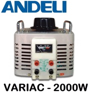 Andeli Variac Variable Transformer Voltage Regulator TDGC2 2000W 2000VA