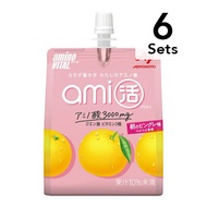 [6個裝] Amino Vital Amikatsu 果凍飲料 早晨賓格瑞口味 180g