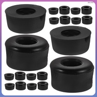 10Sets PU Roller Skate Shock Absorbing Cushions Black for Adults Quad Skate Bushings  daicoltd