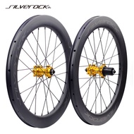 SILVEROCK Carbon Wheels 451 22" 1 1/8" 406 20” Disc Brake 50mm 100mm 135mm for JAVA FNHON Minivelo Folding Bike Wheelset