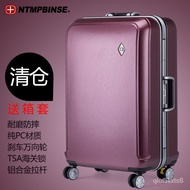 LP-8 DD🍓Swiss Army Knife Trolley Case Universal Wheel Aluminum Frame Scratch-ResistantPCLuggage Men's and Women's Boardi