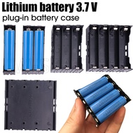 1 2 3 4 Slots ABS 18650 Battery Power Bank Cases / 3.7V Batteries Holder Storage Box / DIY Lithium Batteries Container With Hard Pin