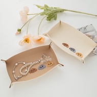 多托盤長方形 [刺繡玩具貴賓犬] 室內入口儲物托盤狗小禮品米色 A209I