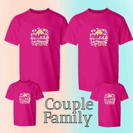 PACKAGE OF 4 CLOTHES (FATHER 1 MOTHER 1 CHILD) FAMILY PDFM HAPPY BIRTHDAY T-SHIRT FESTIVE BIRTHDAY F