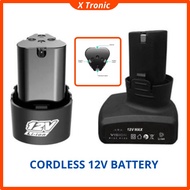 Cordless Drill Battery 12V Rechargeable Li-ion Lithium Grass Cutter Drill 3000mAh 7000mAh