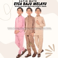 SATIN MATE BUDAK LELAKI BAJU MELAYU EYSA