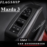 2020-2023 Mazda 3 Window Switch Panel Cover Door Panel Garnish Protection Cover Trim Interior Accessories