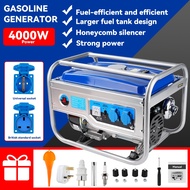 METHEWE 4KW Gasoline 4-Stroke Generator Household Outdoor Portable Electric Start Generator Petrol G
