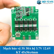 Battery protection circuit 3S 30A system 3.7V 12.6V passive balance using protection IC 45x56x4mm