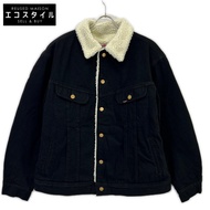 Lee LM0725 黑色牛仔夾克（2024 年），抓絨內襯，Tracker 夾克，XL 碼 [二手]