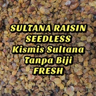 TERMURAH Kismis Sultana Tanpa Biji | Seedless Raisin Sultana 500gm 1kg FRESH Turki Iran