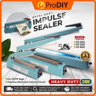 Impulse Sealer Heavy Duty FS-200 / FS-300 / FS-400 ( Metal Body ) for PE  PP Bags Packing Machine 20