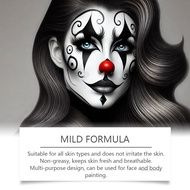 Halloween Face Paint Stick Body Crayon Black White và Red Face Body Paint