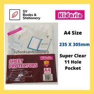 KIDARIO A4 Sheet Protector 0.5mm (100pcs/ pkt) A4 Sheet Protector Sheet Protector A4