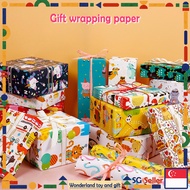 🦄SG TOY🦄Gift Packaging Thick Gift Wrapper Rose Bouquet Wrapping Paper For Birthday Christmas Valentine Presents