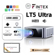 BEST FINTEX LT5 8K Projector for phone Full HD Home outdoorProjector 1500ANSI Smart Daytime Viewing 