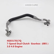 7-Speed Gearbox Return Oil Cooler Coolant  Pressure Hose Line Pipe For Audi A6 C7 A7  3.0 4.0  4G031