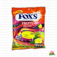 125g Fox's Crystal Clear Fruits Oval Candy Lemon & Blackcurrant Permen Kristal Bening Rasa Aneka Bua