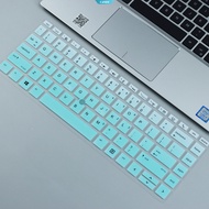 Full-Cover Silicone Keycap Skin for 14-inch HP EliteBook Models (745 G5/G4, 840 G5/G6) [ZK]