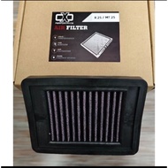 AIR FILTER RACING R25 MT25 AIR FILTER PROFORMANCE R25 MT25