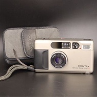 【熱門返貨】Contax T2 w/Databack, Original Case&amp; Strap 菲林相機 傻瓜機