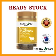 Healthy Care Sheep Placenta 5000mg 100 Tablet 羊胎素胶囊 ( Made In Australia )