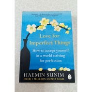 Love for Imperfect Things by HAEMIN SUNIM -self improvement -preloved