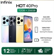 INFINIX  HOT 40 PRO  12/256 GARANSI RESMI INFINIX INDONESIA HP SECOND BERKUALITAS WARNA RANDEM