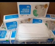 masker earloop warna putih isi 50 pcs