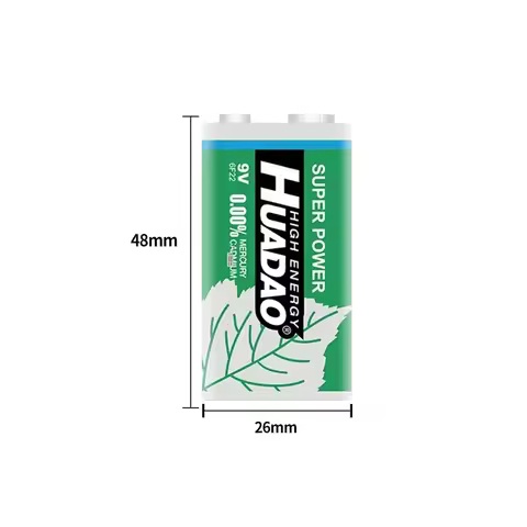 9V 1100mah Pieces Disposable Battery Alkaline Battery Multimeter Alarm Microphone 6F22 Carbon Dry Ba