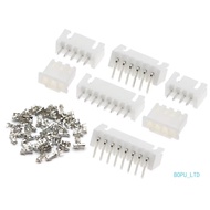 100pcs JST XH2.54 2/3/4/5 Pin Terminals Plastic Shell Male Plug + Female Socket Wire Connector XH 2.