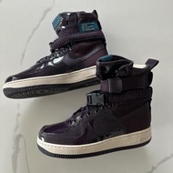 Nike WMNS SF Air Force 1 Premium 'Port Wine  酒紅色高筒軍靴休閒鞋