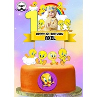 Tweety Bird customize cake topper