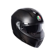 AGV Sportmodular Solid Matt Carbon Helmet Asian fit (FREE HEVIK HELMET BAG)