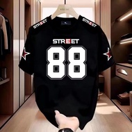 Number 88 Big Size T-shirt (M - 6XL) Oversized basketball t-shirt Korean Style Number t-shirt large 