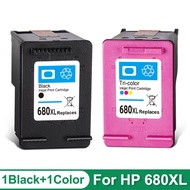 Compatible For HP 680 Black / Color Ink Advantage Cartridge For HP680 For Printer For HP1118 2135 2138 2600  For HP Ink Cartridge For HP 680 Color