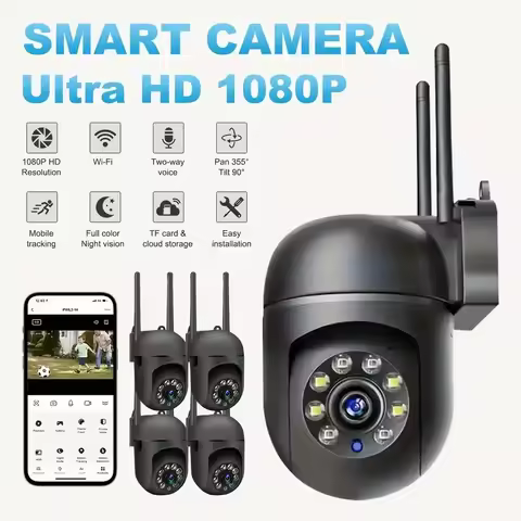 WIFI surveillance camera, 355 degree intercom home security camera, 2.4G home security system, home 