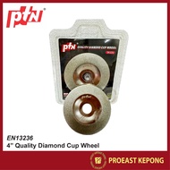 PTN [ EN13236 ] 4 inches Diamond Cup Wheel
