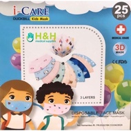 Masker duckbill anak i care / masker i care anak / masker duckbill i