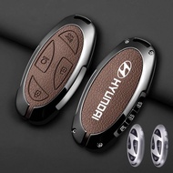 bao da chìa khoá ô tô Hyundai santafe Tucson 2024 2025 ix35 Sonata ix25 vỏ chìa khoá ô tô bọc chìa k