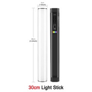 ABJKO PULUZ ไฟฟูลคัลเลอร์ RGB แบบมือถือไฟแม่เหล็ก LED เติมไฟ21เอฟเฟกต์แสงสำหรับวิดีโอการถ่ายภาพVlogต
