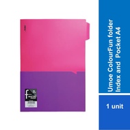 Umoe ColourFun folder Index and Pocket A4