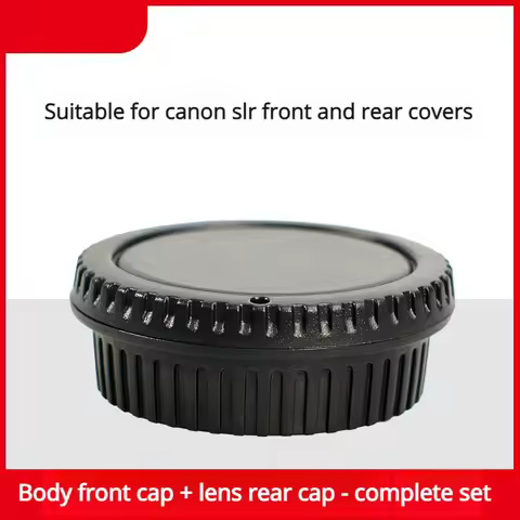 For Canon EOS Camera Body Cover + Lens Rear Cover Cap For Canon EOS mount for EF 5D II III 7D 70D 70